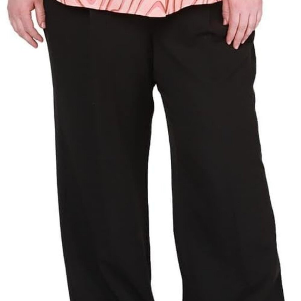 Black Tape_ High Rise Pleated Wide Leg Pants